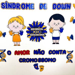 Kit Dia Internacional da Síndrome de Down 💙💛