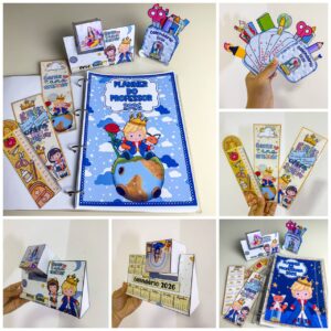PLANNER DA PROFESSORA 2026 Tema: Pequeno Príncipe + BÔNUS 🌹