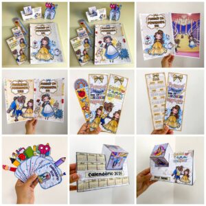 PLANNER DA PROFESSORA 2026 + BÔNUS  Tema: Bela e a Fera 🌹✨