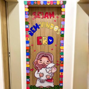 Painel de porta para sala EBD