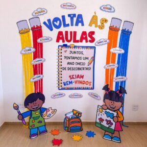 PAINEL VOLTA ÀS AULAS 🎨🖌️