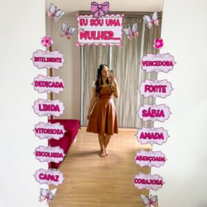 Espelho das afirmações - Dia da Mulher 🌷
