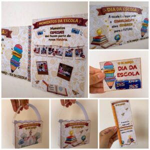 Kit Dia da Escola – 15 de Março 📚✨