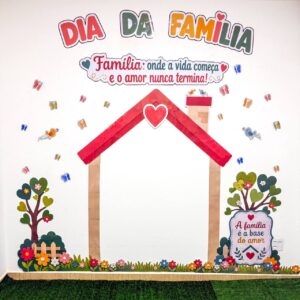 Painel para Foto – Dia da Família ❤️