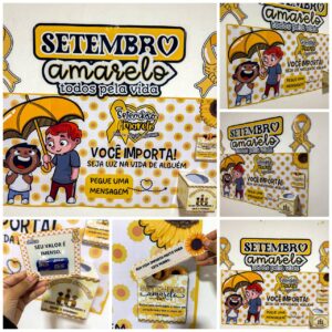 Cartaz + Caixa de Incentivo - Setembro Amarelo💛